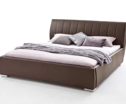 Bett mit Stauraum Davos 200x200 kingsize - braun
