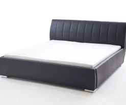 Bett mit Stauraum Davos 200x200 kingsize - schwarz