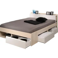 Bett Most 160x200cm mit Schubladen - Akazie