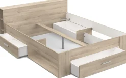 Bett Polly 160 x 200 cm-Kronberger Eiche