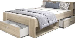 Bett Polly 160 x 200 cm-Kronberger Eiche