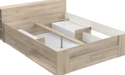 Bett Polly 160 x 200 cm-Kronberger Eiche