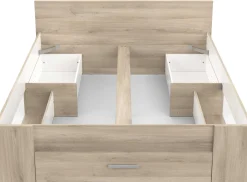 Bett Polly 160 x 200 cm-Kronberger Eiche