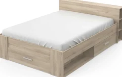 Bett Polly 140 x 200 cm-Kronberger Eiche