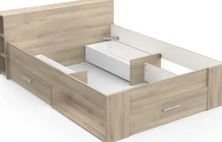 Bett Polly 140 x 200 cm-Kronberger Eiche
