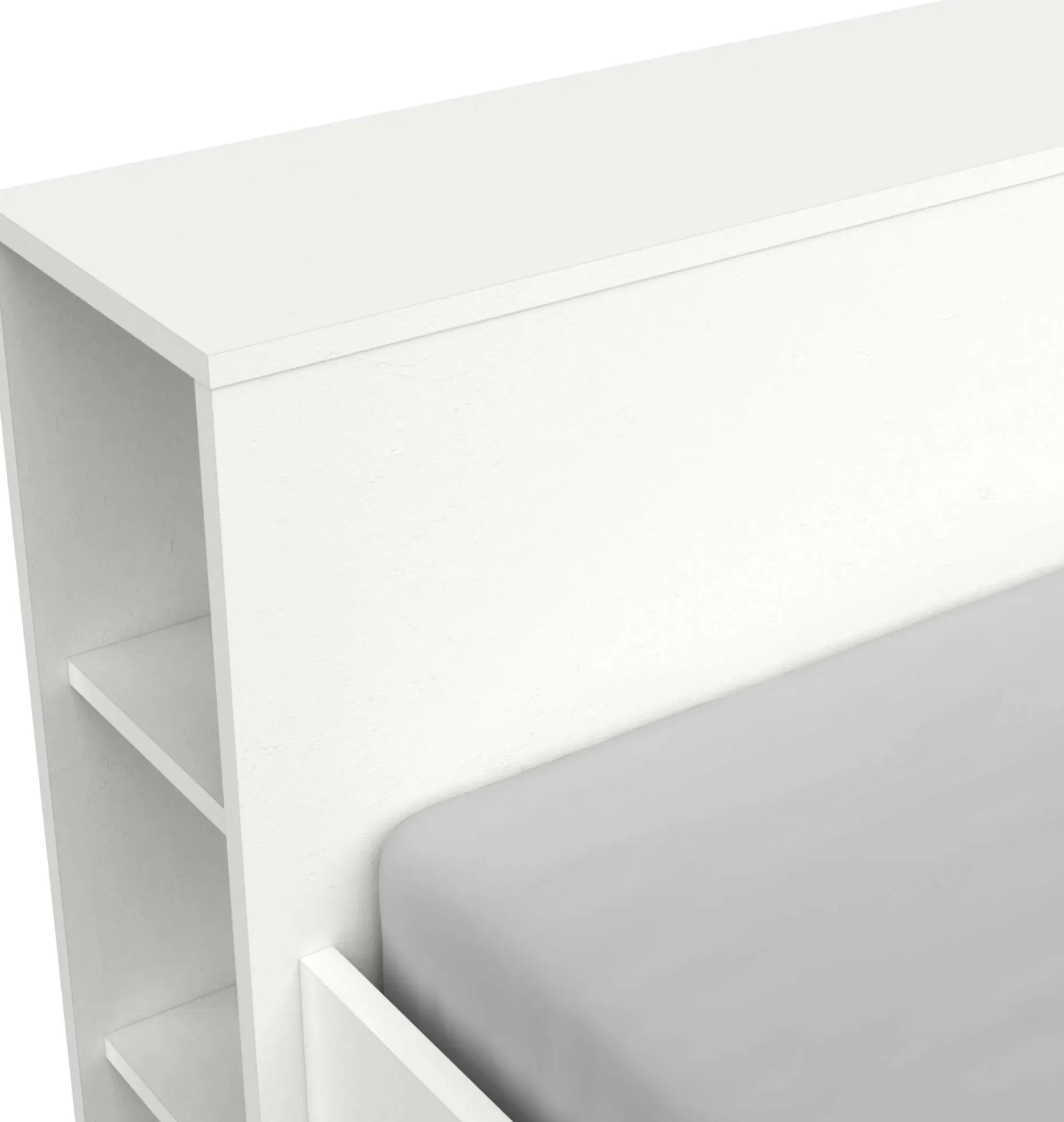Bett Polly 160 x 200 cm-matt weiß