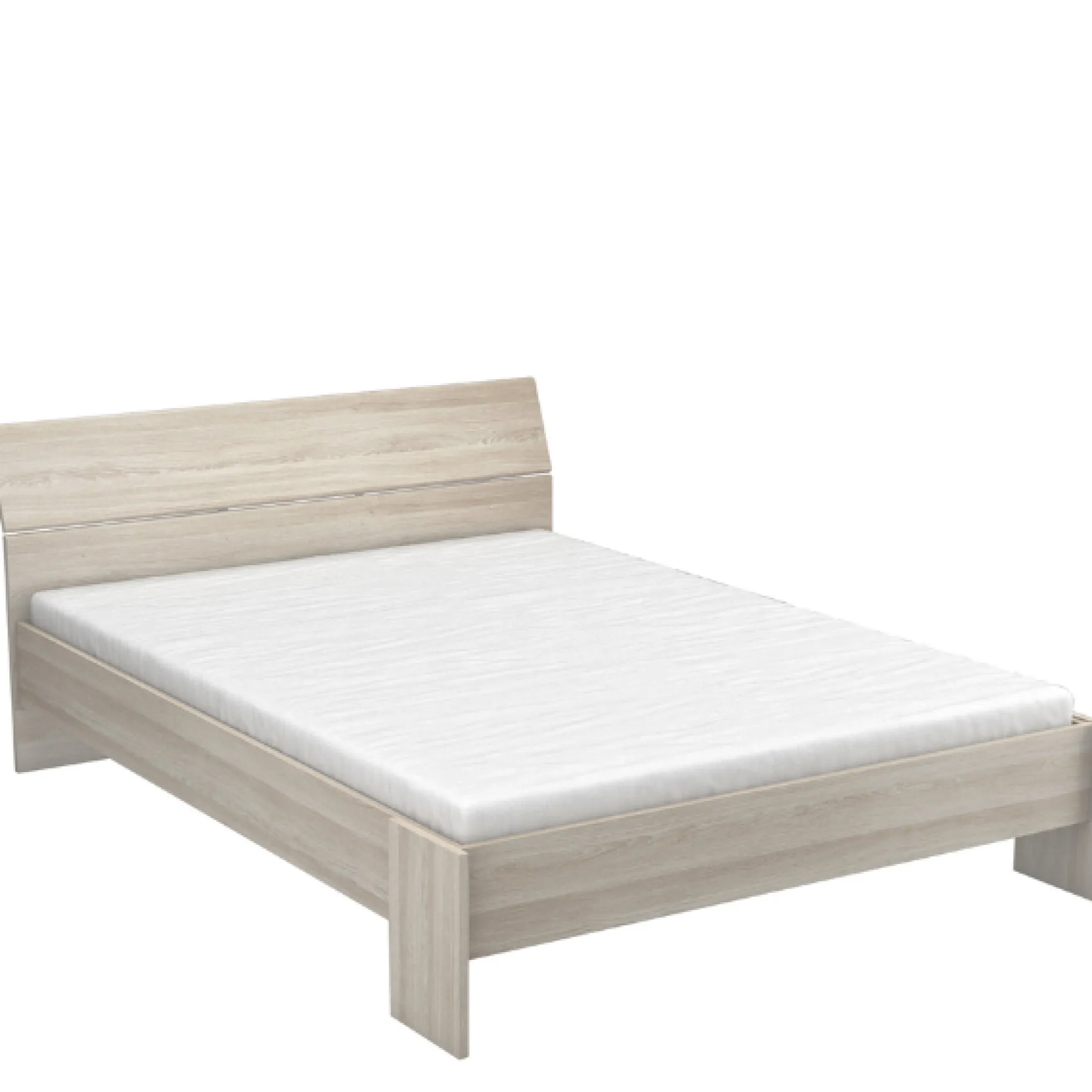 Bett Prya 140 x 190/200 cm-Shannon Eiche