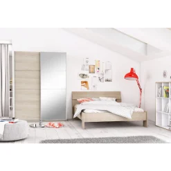 Bett Prya 140 x 190/200 cm-Shannon Eiche