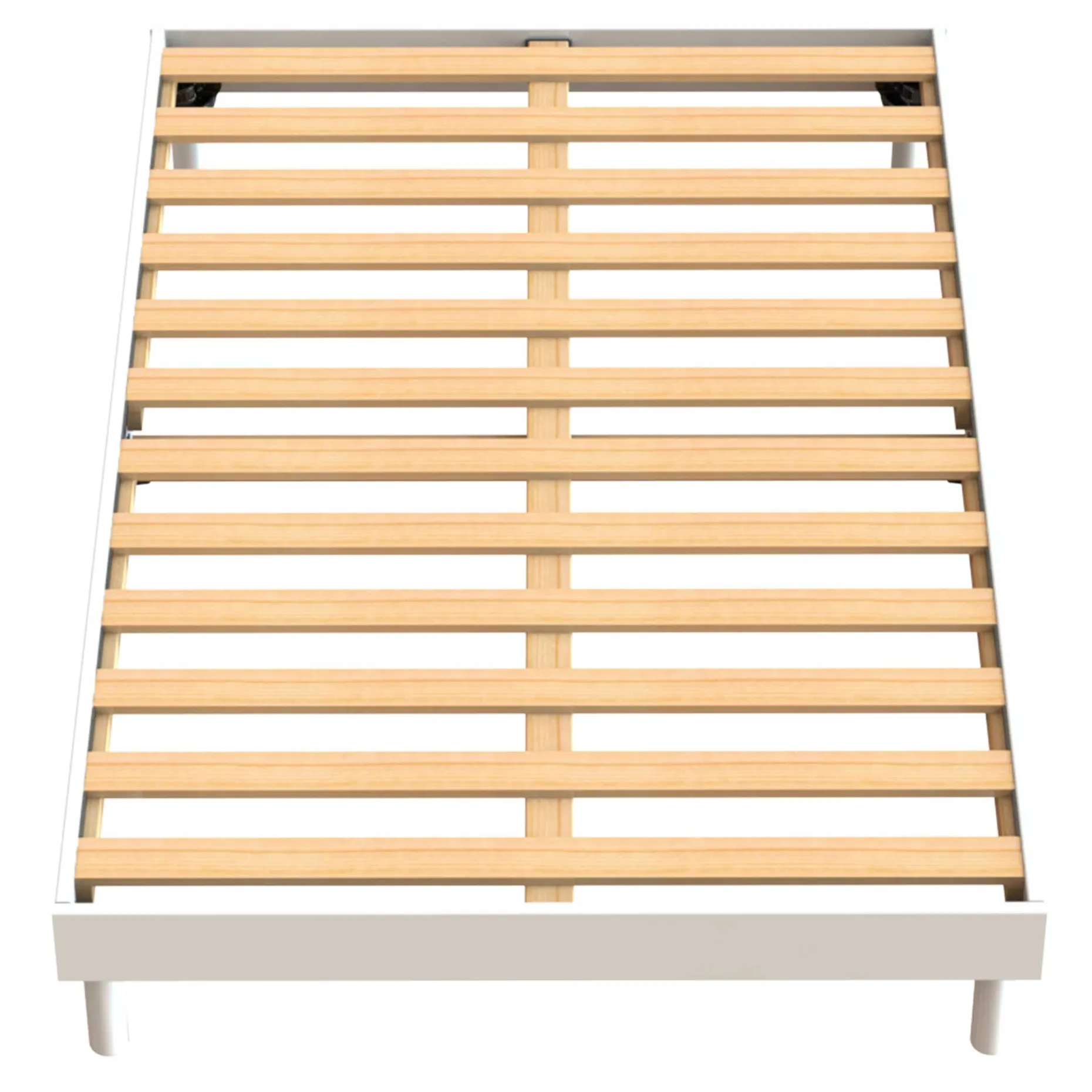 Bettrahmen Tibor 12 Latten 140x200 - weiß