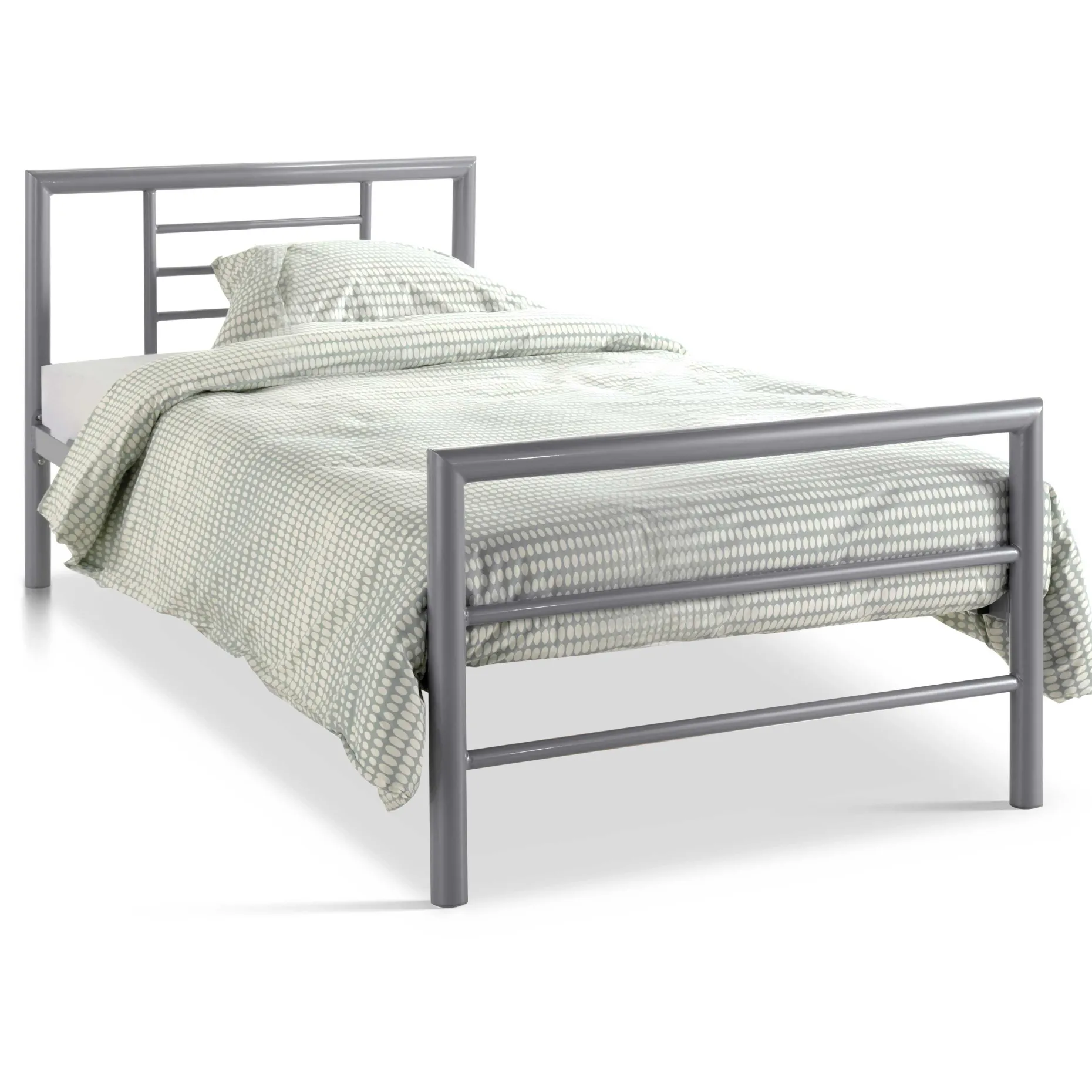 Bett Sandro 90 x 200 cm - grau