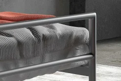 Bett Sandro 90 x 200 cm - grau
