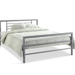 Bett Sandro 140x200 - grau