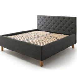 Meise Bett San Marino 180x200cm mit Stauraum Kunstleder - /eik