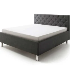 Meise Bett San Marino 180x200cm mit Stauraum Kunstleder - /chrom