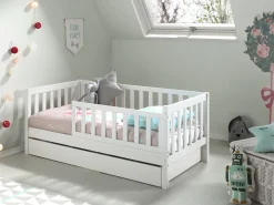 Bettschublade für Kleinkindbett Anastasia und Petronille - weiß