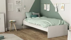 Bett Tidelle 90 x 200 cm-matt weiß