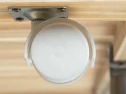 Bett Vindas 90x200 mit höhenverstellbarem Gästebett - weiß