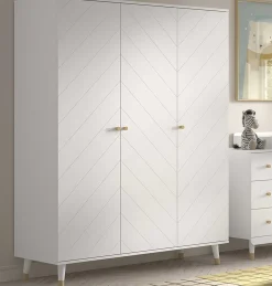 Billy Kleiderschrank - 150x59x200 cm - MDF/weiß