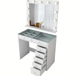 Kinder Emob BJ117 - 2788 Schminktisch | 100 % MELAMIN |