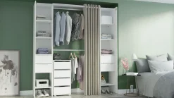 Blokty Kommode - 396x39,30x76,30 cm - Weiß/Spanplatte