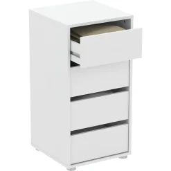 Blokty Kommode - 396x39,30x76,30 cm - Weiß/Spanplatte