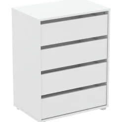 Blokty Kommode - 396x60x76,30 cm - Weiß/Spanplatte