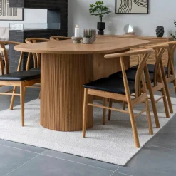House Nordic Boavista Esstisch - 100x210x75 cm - Eiche Dekor
