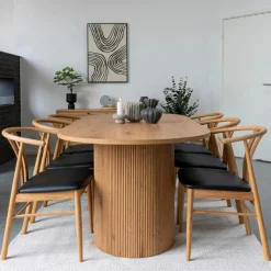 House Nordic Boavista Esstisch - 100x210x75 cm - Eiche Dekor