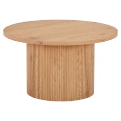 House Nordic Boavista Natural Couchtisch | Ø80x45 cm | MDF, Dekorpapier