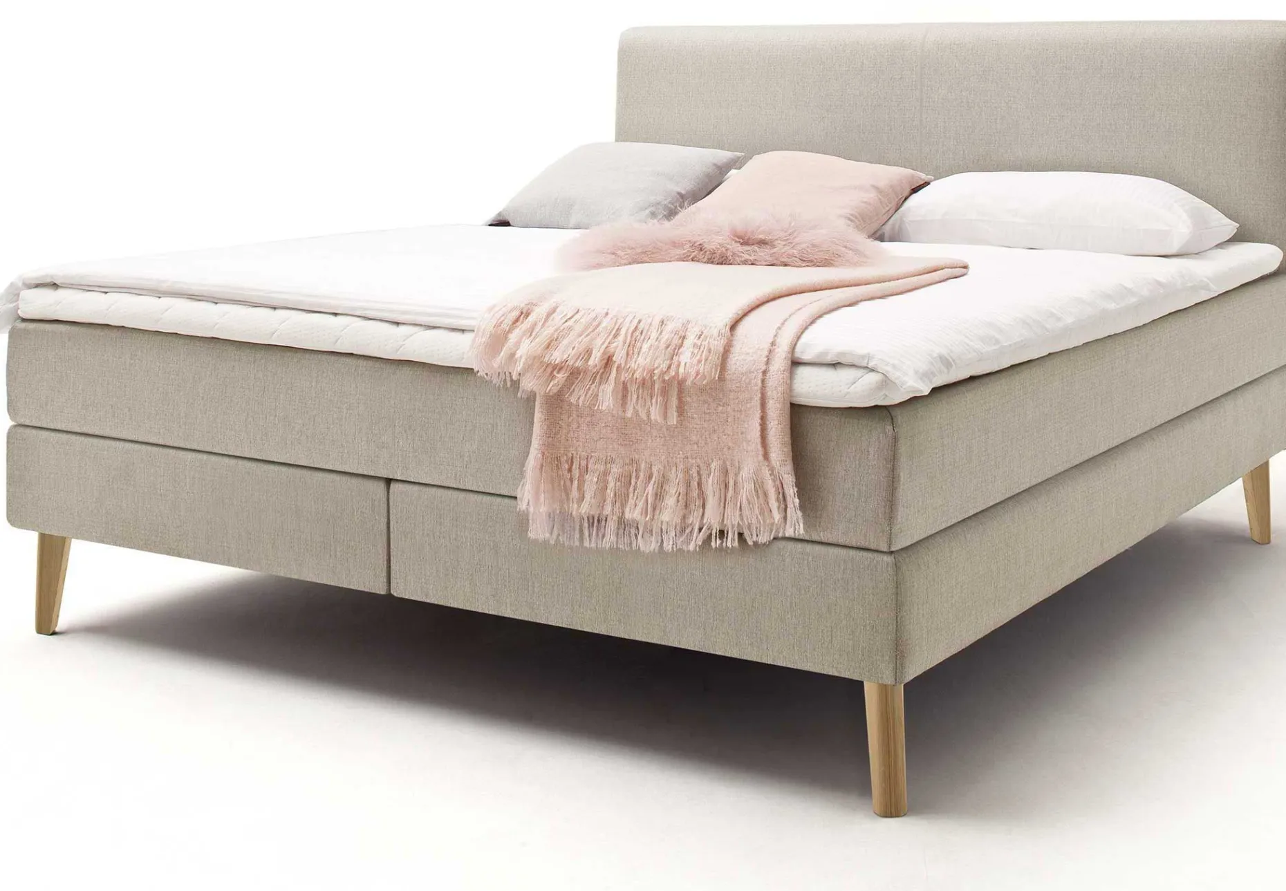 Boxspring Granas 180x200 - beige (H2)