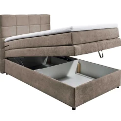 Boxspring Tahoe 120x200cm mit Lagerung - taupe