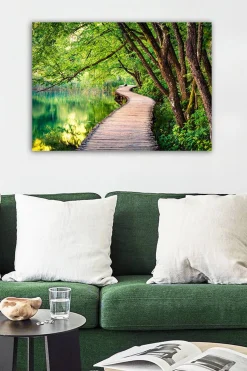 Emob Bract Dekoratives Leinwandbild | Holzrahmen | 50 x 70 cm