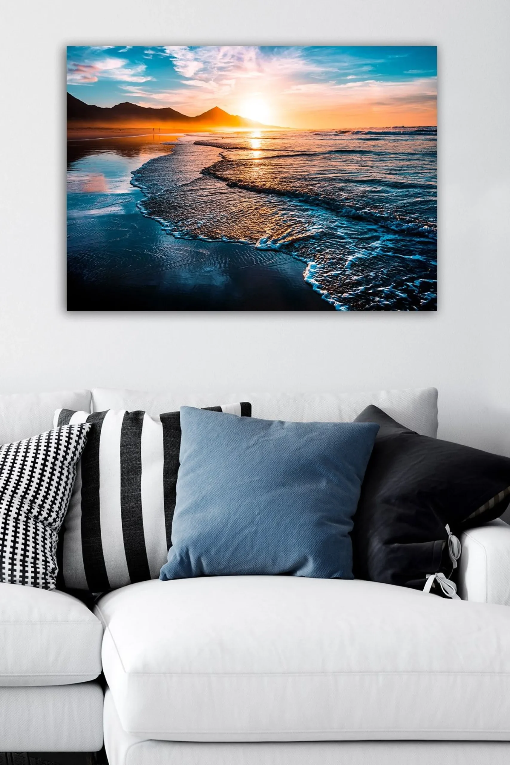 Emob Bract Dekoratives Leinwandbild | Holzrahmen | 50 x 70 cm
