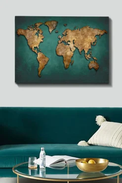Emob Bract Dekoratives Leinwandbild | Holzrahmen | 70 x 100 cm