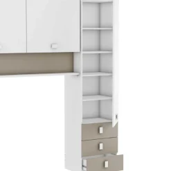 Brückenelement Tidelle matt weiß/beige