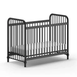 Bronxx Kinderbett - 60x120cm - mattschwarz