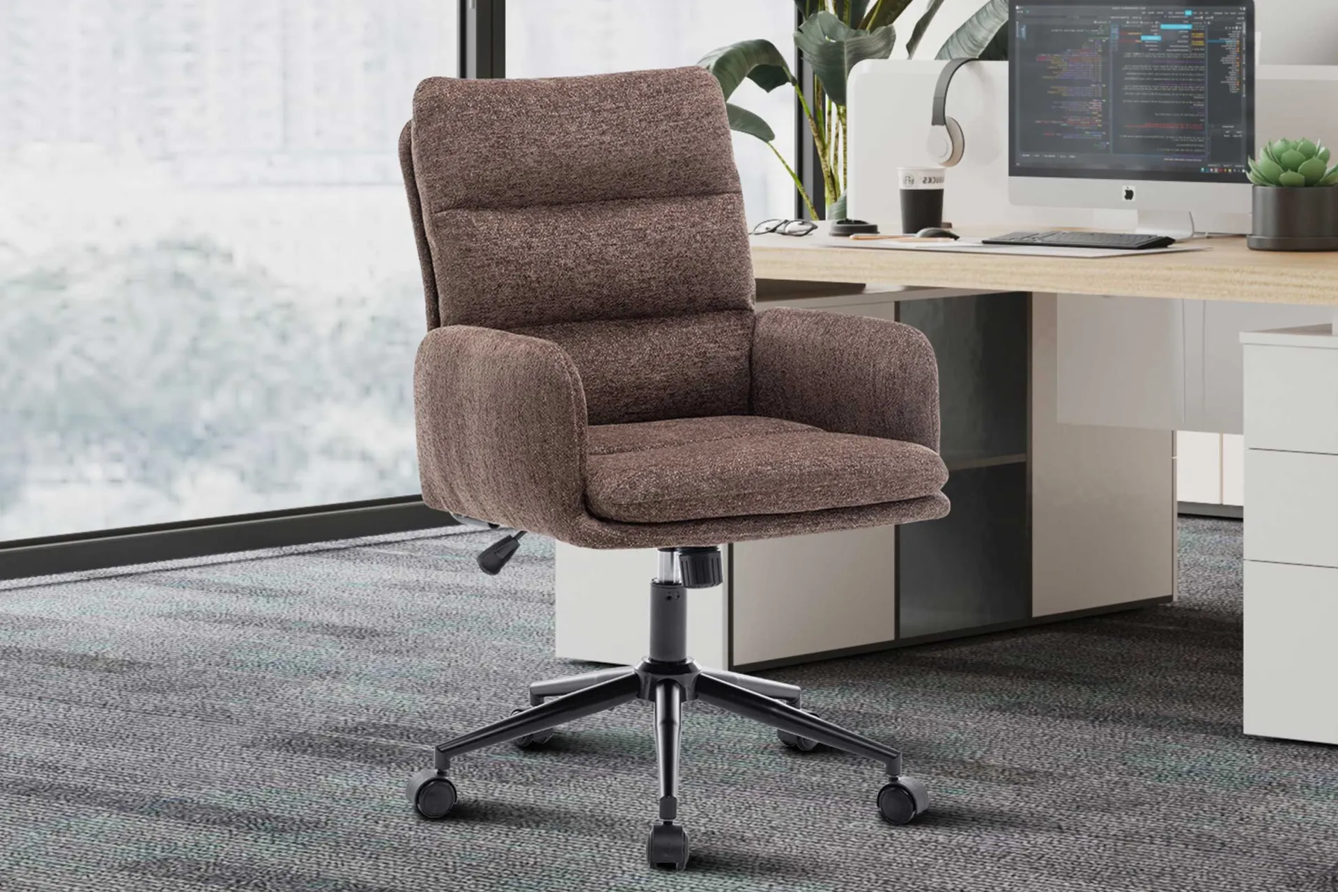 Rousseau Bürostuhl Aimé - 64x68x88cm - verstellbar -
