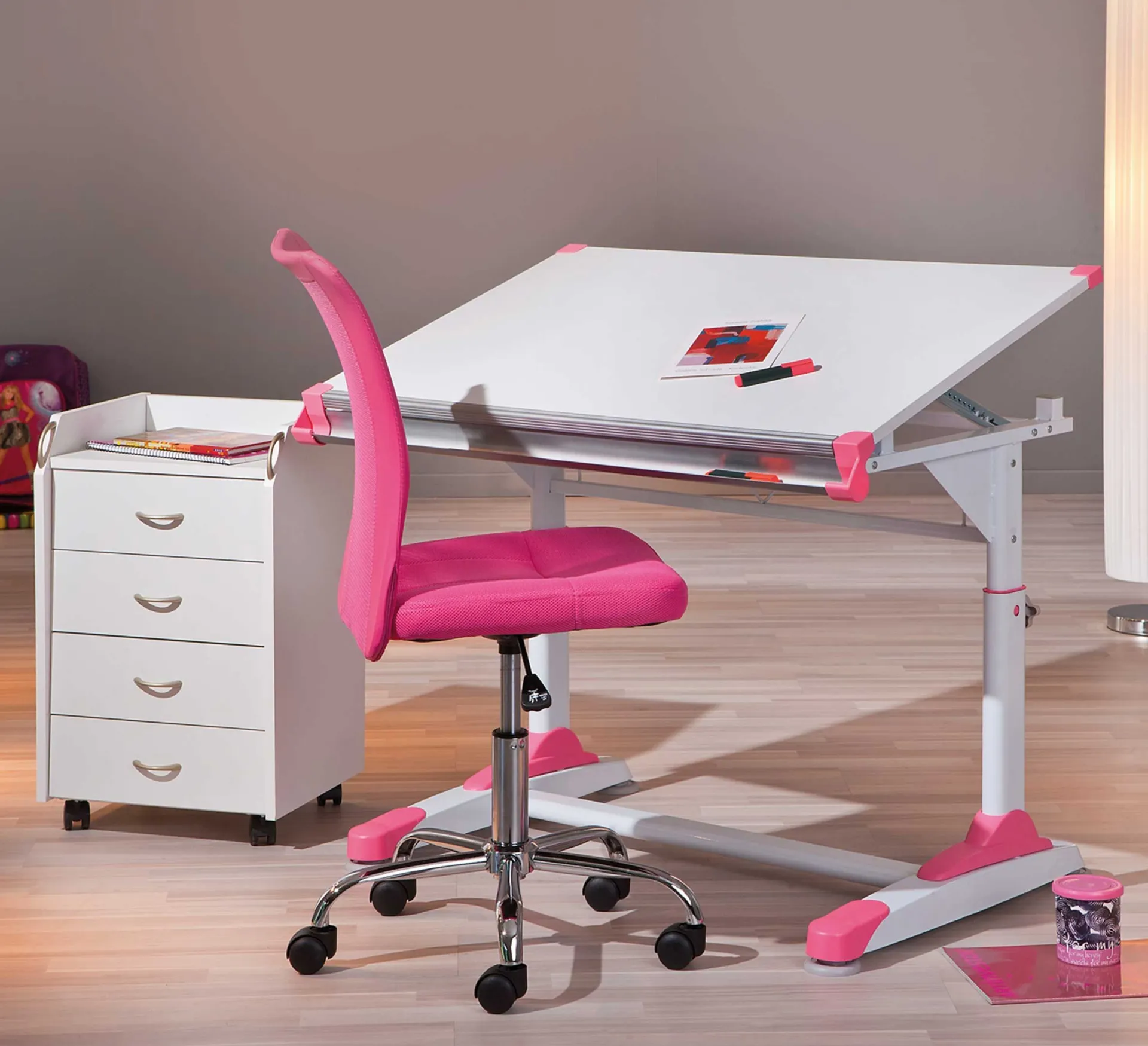 Kinder Interlink Bürostuhl Eva ohne Armlehne -