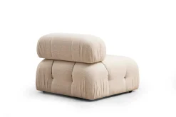 Emob Bubble Ecksofa | BUCHENHOLZ / SPANPLATTE | Creme