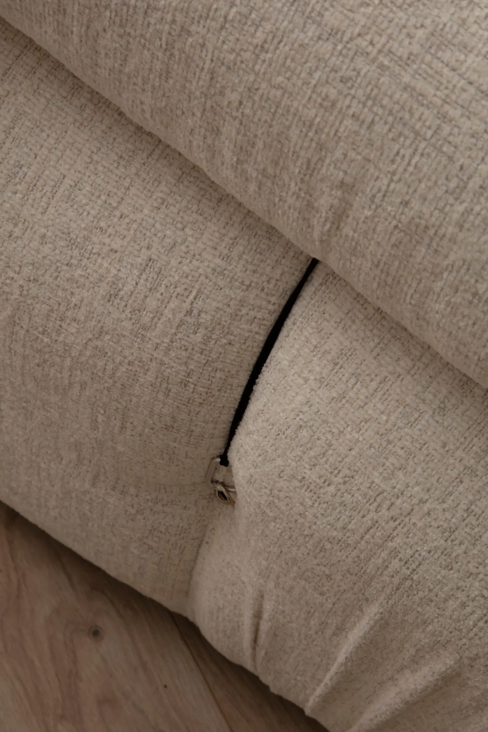 Emob Bubble Ecksofa | BUCHENHOLZ / SPANPLATTE | Creme