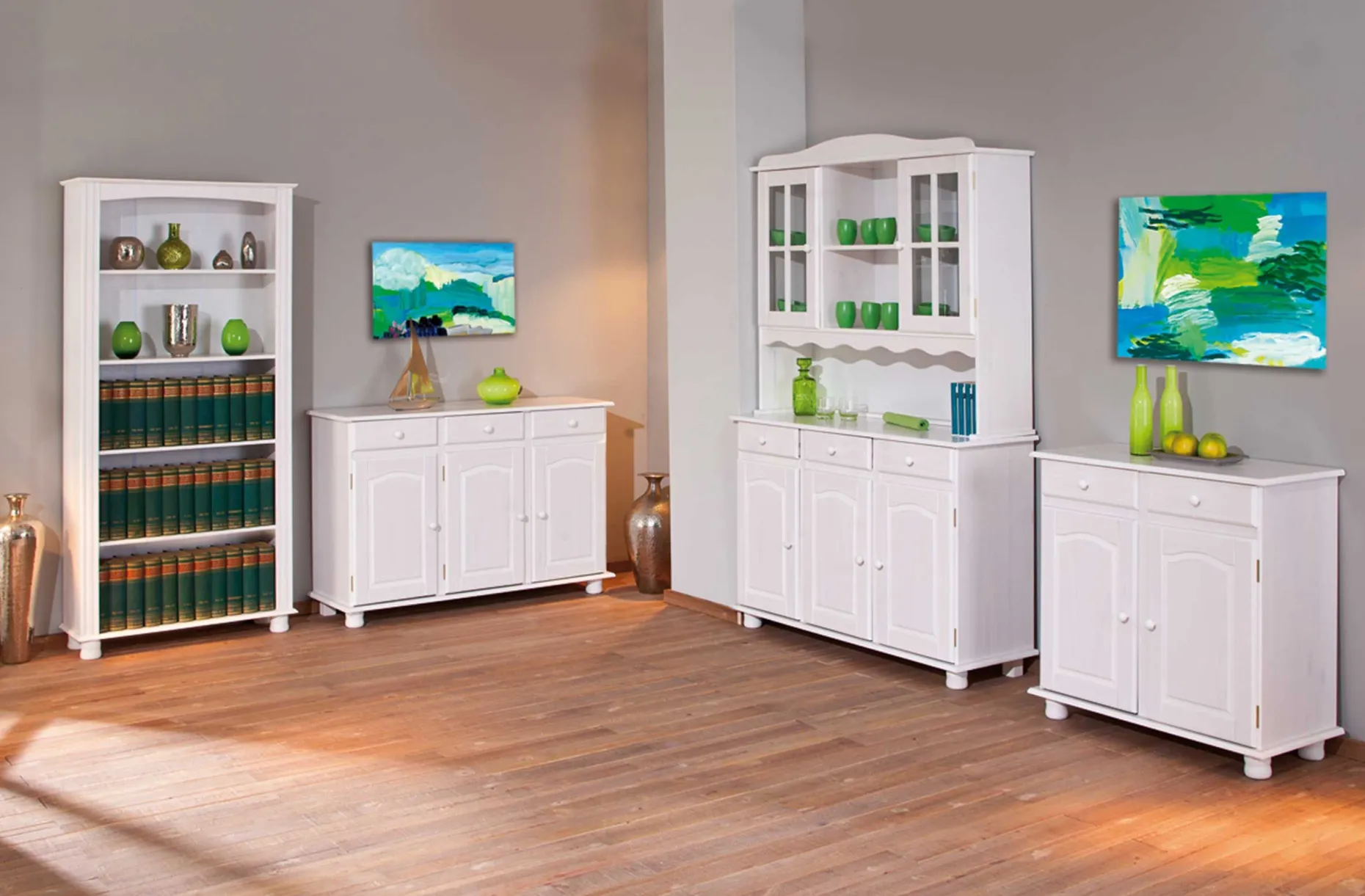 Buffetschrank Abaco - weiß