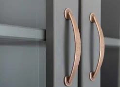 Buffetschrank Cerci 90cm mit 4 Türen und 2 Schubladen - grau