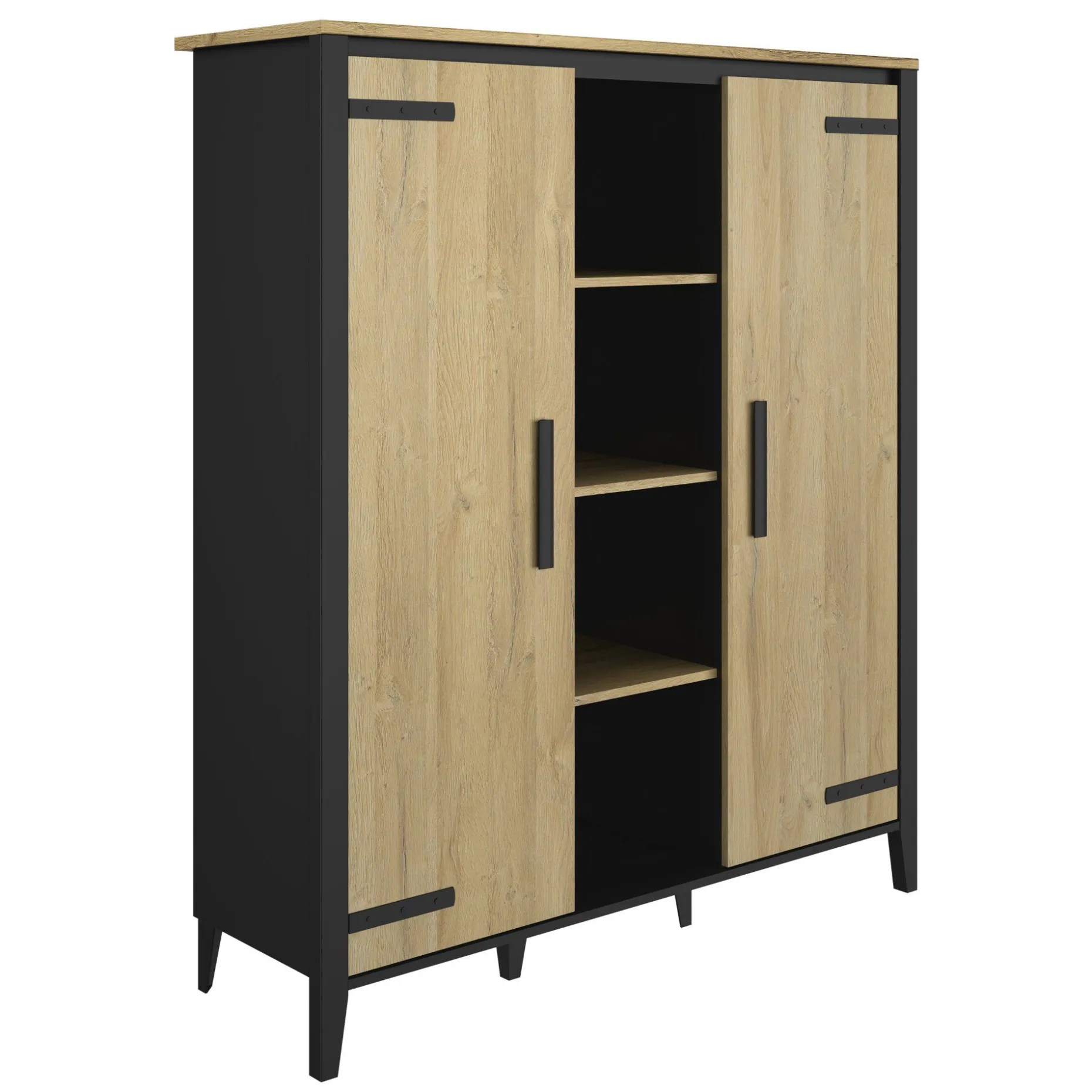Buffetschrank Cork | 136 x 45 x 160 cm | Gold Oak Design