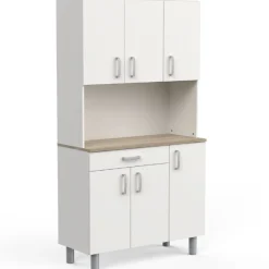 Buffetschrank Gabe-Kronberg Eiche/Mattweiß