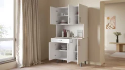 Buffetschrank Gabe-Kronberg Eiche/Mattweiß
