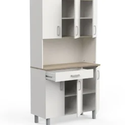 Buffetschrank Gabe-Kronberg Eiche/Mattweiß