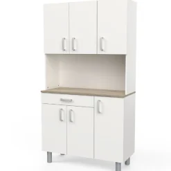Buffetschrank Gabe-Kronberg Eiche/Mattweiß