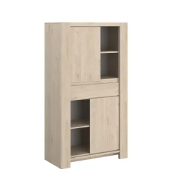 Buffetschrank Porto 90cm mit 2 Türen und 1 Schublade - jackson oak