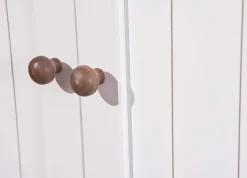 Buffetschrank Westerland breit - weiß/braun