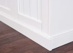 Buffetschrank Westerland breit - weiß/braun